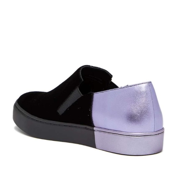 Free People Varsity Slip-On Sneaker purple black - Picture 2 of 5